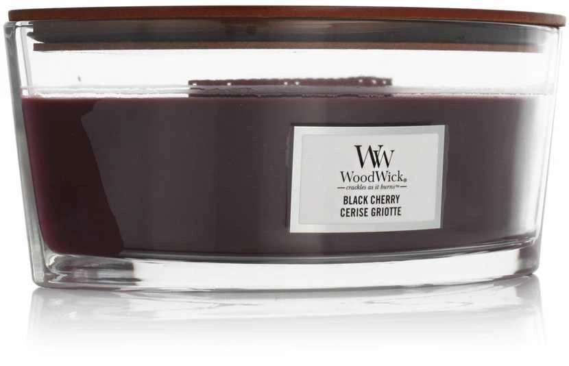 WoodWick Aromatinė žvakė (Black Cherry), 453,6 g