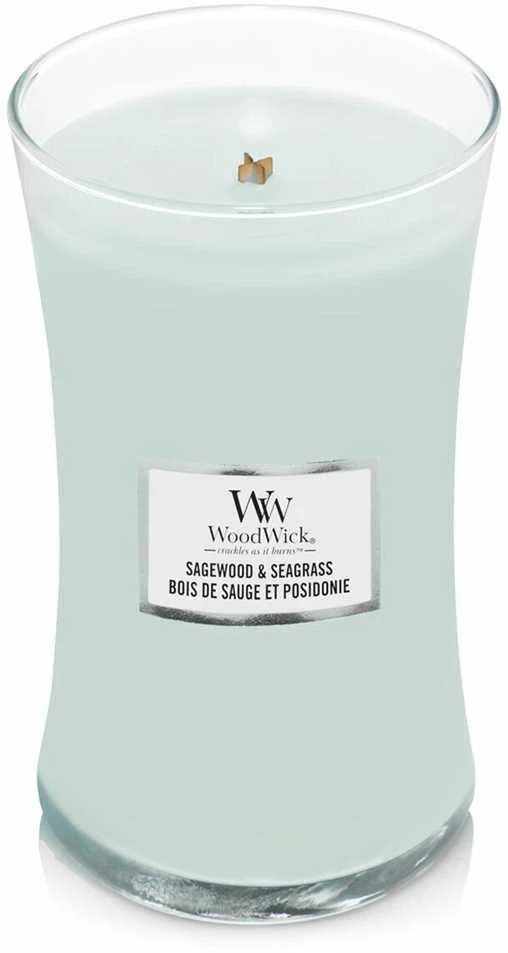 WoodWick Aromatinė žvakė (Sagewood & Seagrass), 609,5 g