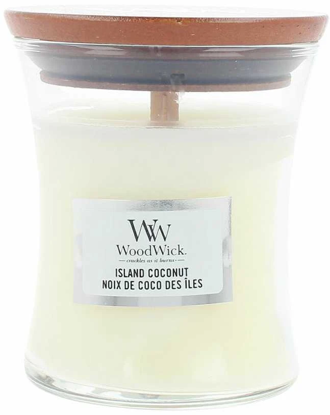 WoodWick Aromatinė žvakė (Island Coconut), 85 g