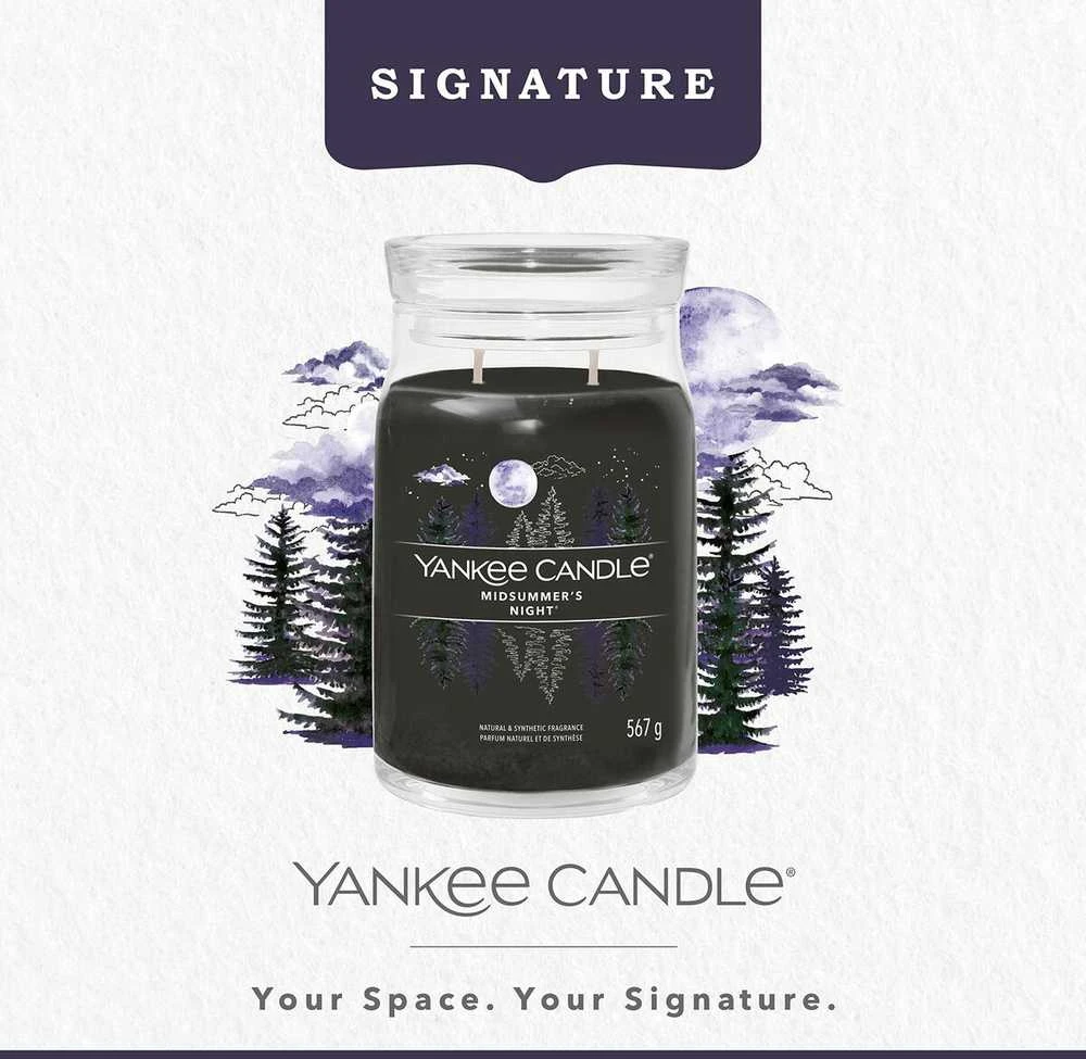 Yankee Candle Aromatinė žvakė Signature large glass Midsummer´s Night 567 g