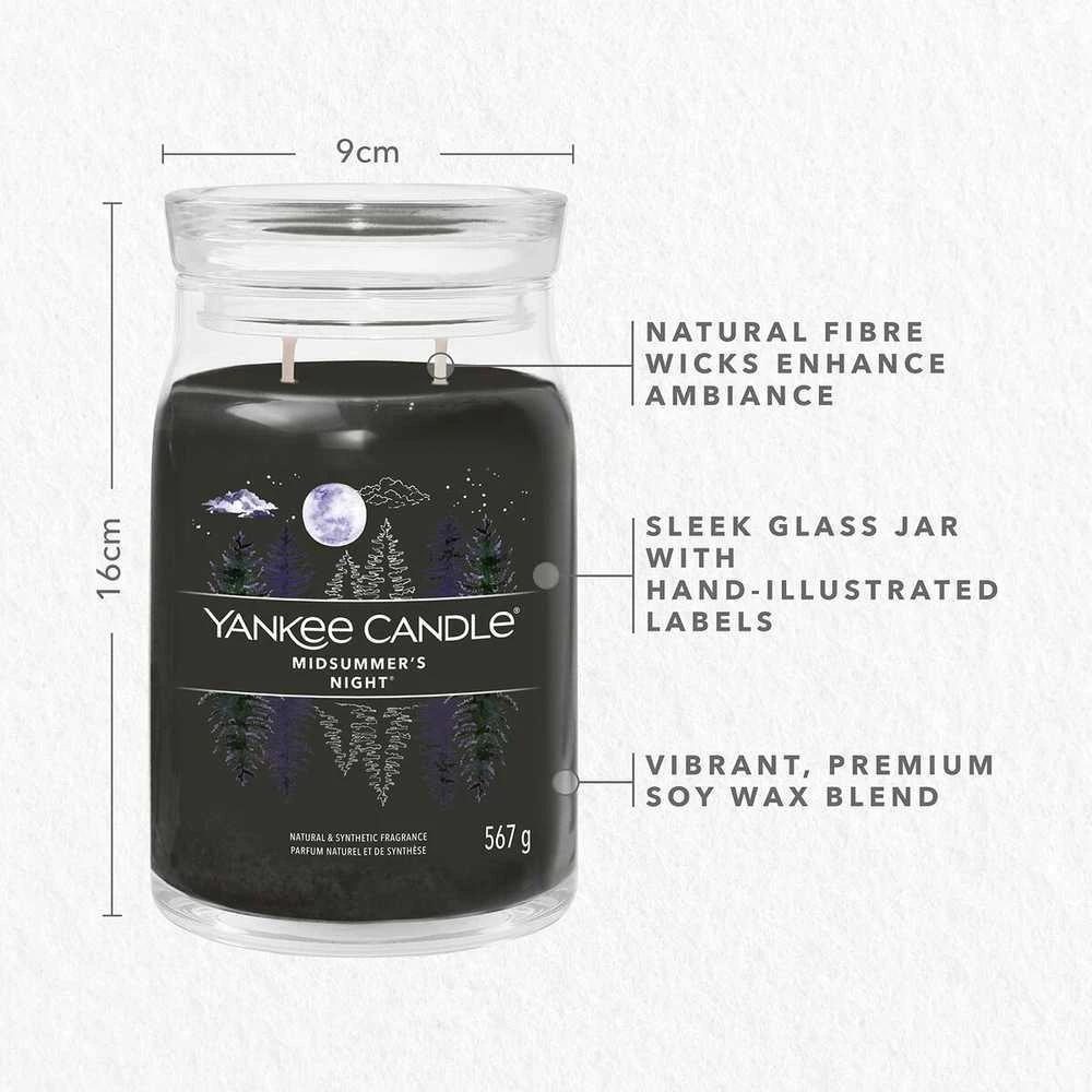 Yankee Candle Aromatinė žvakė Signature large glass Midsummer´s Night 567 g