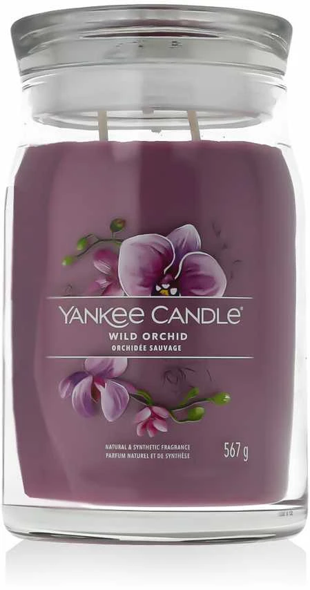 Yankee Candle Aromatinė žvakė Signature glass large Wild Orchid 567 g