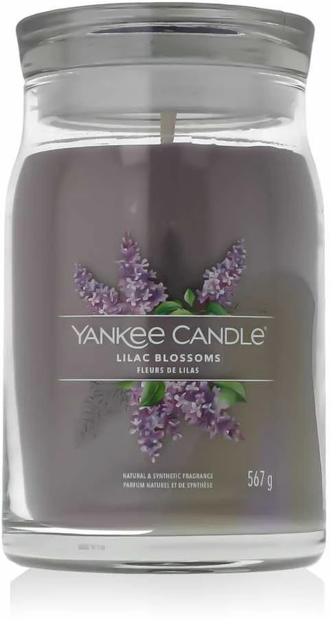 Yankee Candle Aromatinė žvakė Aromatinė žvakė Signature glass large Lilac Blossoms 567 g