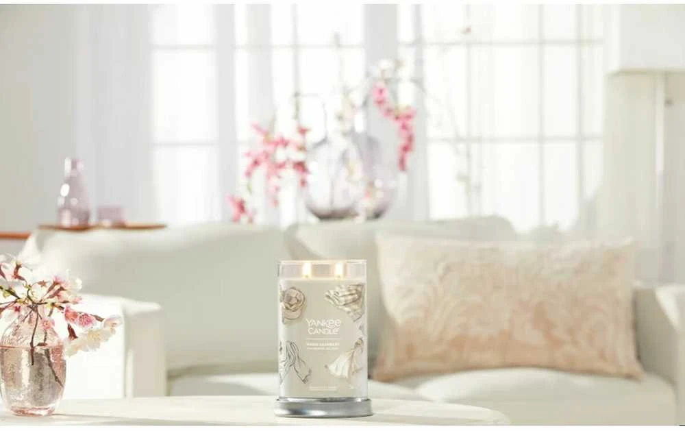 Yankee Candle Aromatinė žvakė Signature tumbler large Warm Cashmere 567 g