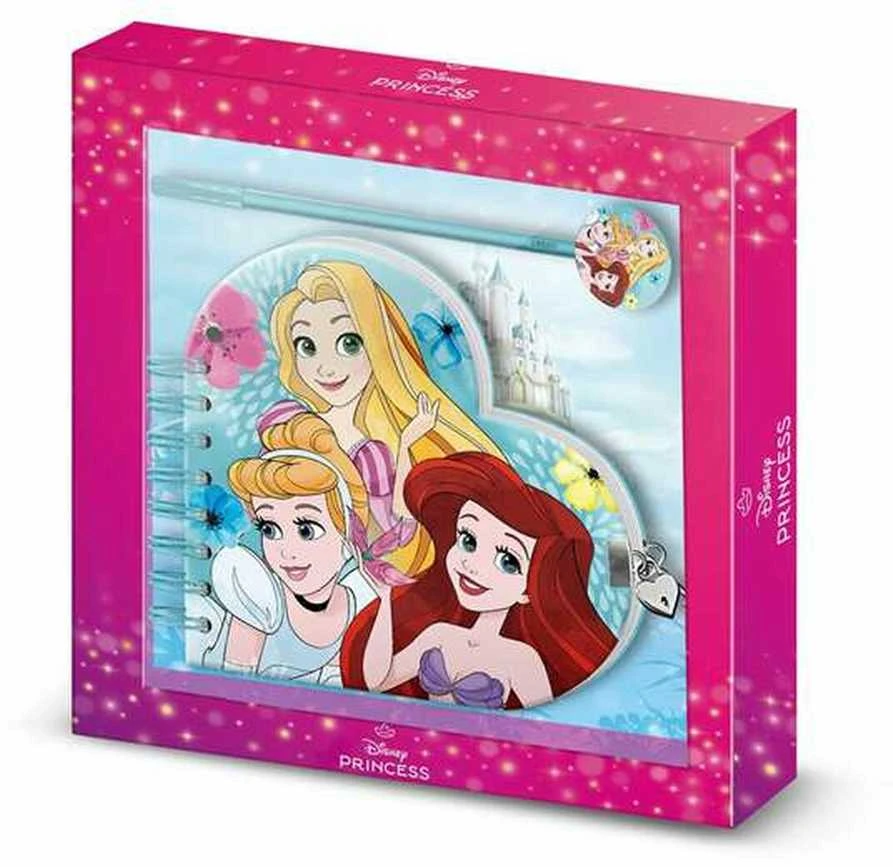 Karactermania Disney Princess diary + pen set