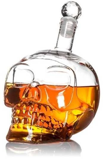 Upominkarnia Stiklinė gėrimų kaukolė (650ml)