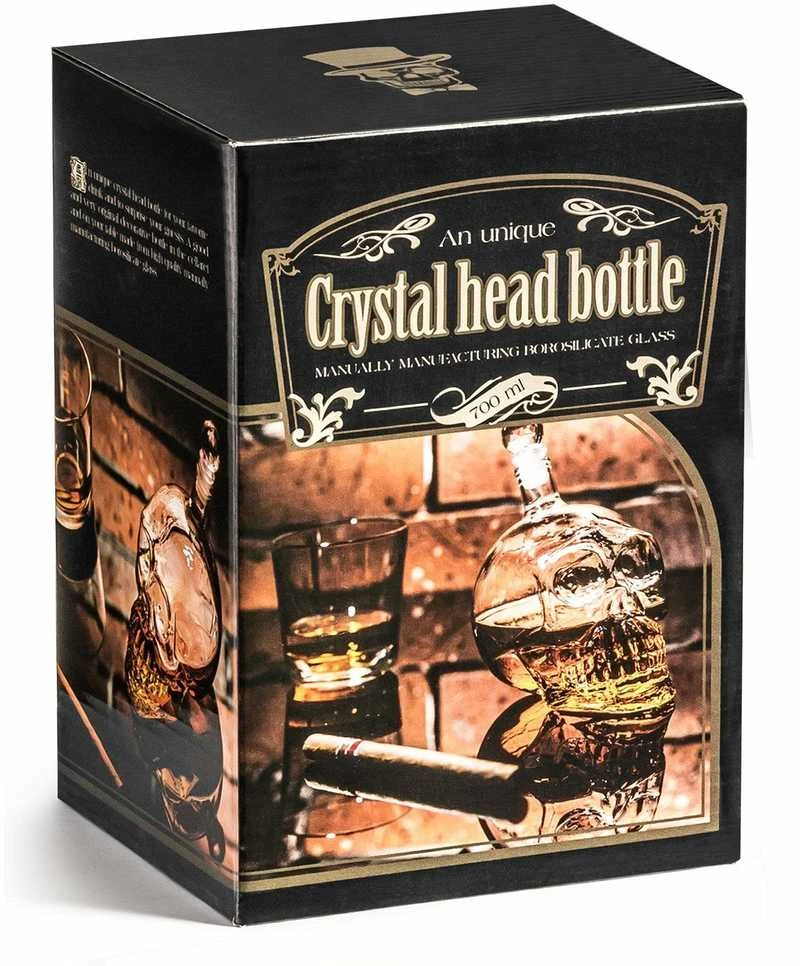 Upominkarnia Stiklinė gėrimų kaukolė (650ml)