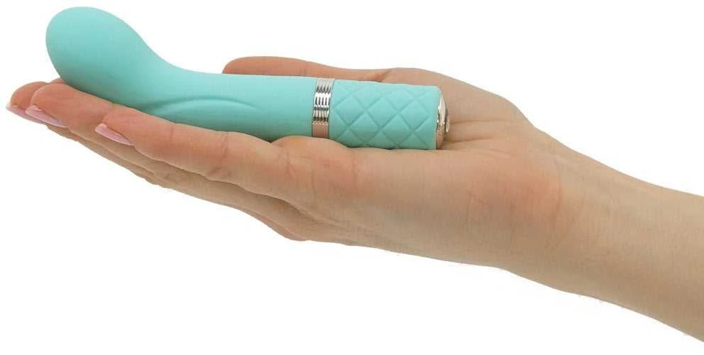 Pillow Talk Pagalvės pokalbis – Racy G-Spot Vibrator žalsvai mėlyna spalva