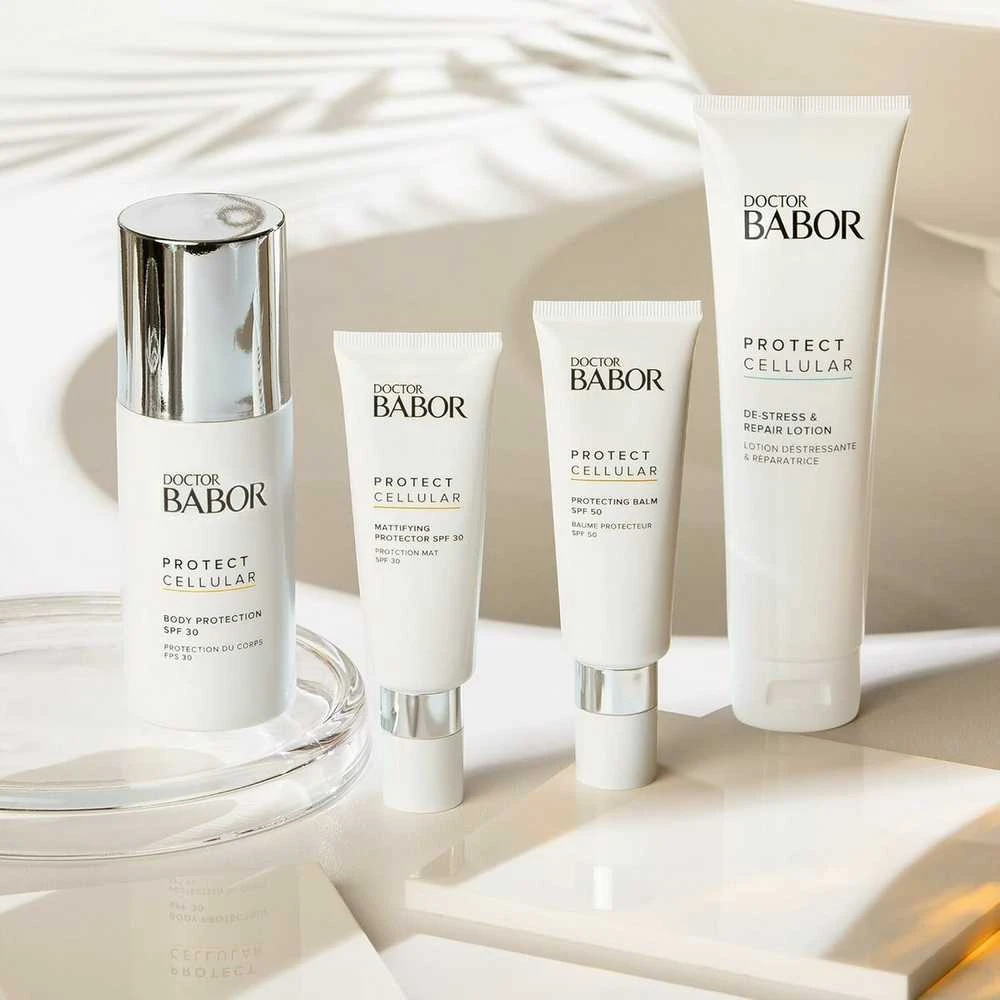 Babor Protect Cellular De-Stress & Repair Lotion atstatomasis kūno losjonas po saulės, 150 ml