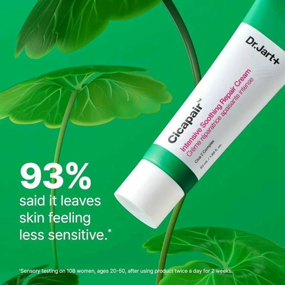 Dr. Jart+ Cicapair Intensive Soothing Repair Kreminis intensyvaus poveikio kremas nuo odos raudonio, 50 ml