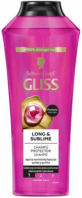 Schwarzkopf Gliss Long and Sublime šampūnai, 400 ml