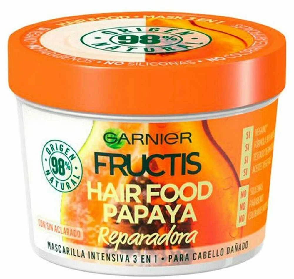 "Garnier Fructis Hair Food" atkuriamoji kaukė su papajomis 390ml