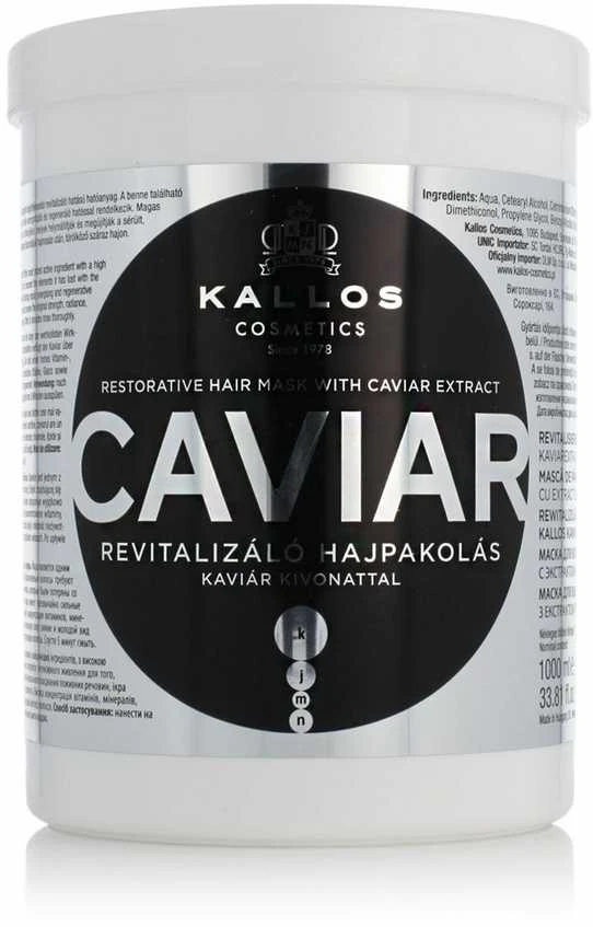 Atstatomoji plaukų kaukė su ikrų ekstraktu Kallos CAVIAR Hair Mask 1000ml