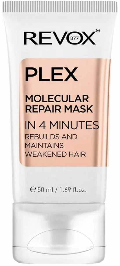 „Revox B77 Plex“ molekulinė plaukų kaukė „Kreminis“ atkuriamoji, 50 ml