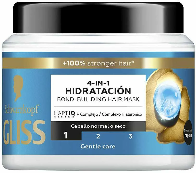 Schwarzkopf Gliss Aqua Revive Mascarilla, 400 ml