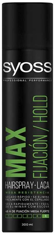 Syoss Max Fijación Laca, 300 ml