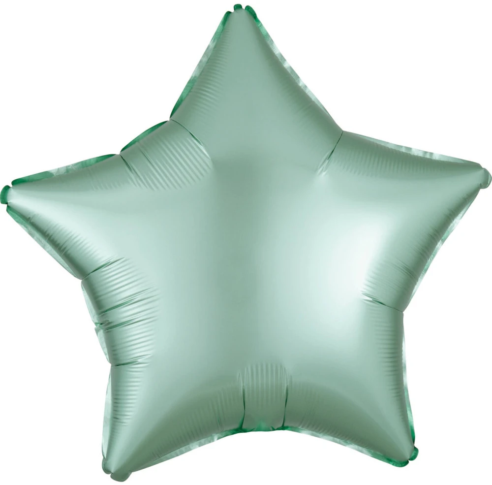 AMSCAN folijos balionas Luster Mint Žalias star 48cm 9914109