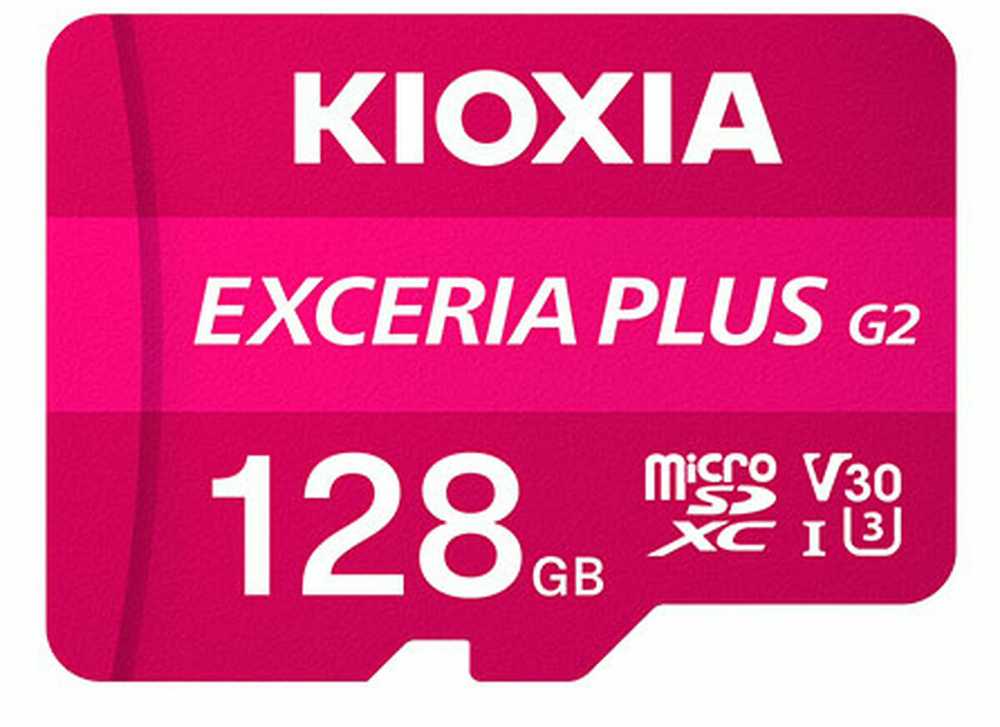 Atminties kortelė Karta Kioxia Exceria Plus Micro SDXC 128GB Klasa 10 (LMPL2M128GG2)