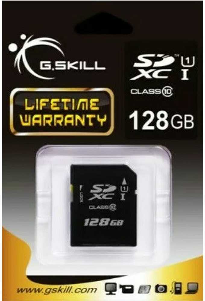 Atminties kortelė - G.SKILL SDXC 128GB Class 10 UHS-I