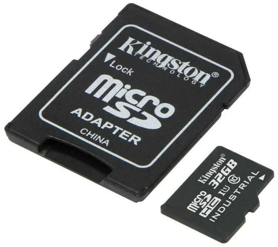 Atminties kortelė „Kingston Technology“ 32 GB „Micro SDHC Industrial C10 A1 pSLC“ kortelė, vienguba pakuotė be adapterio
