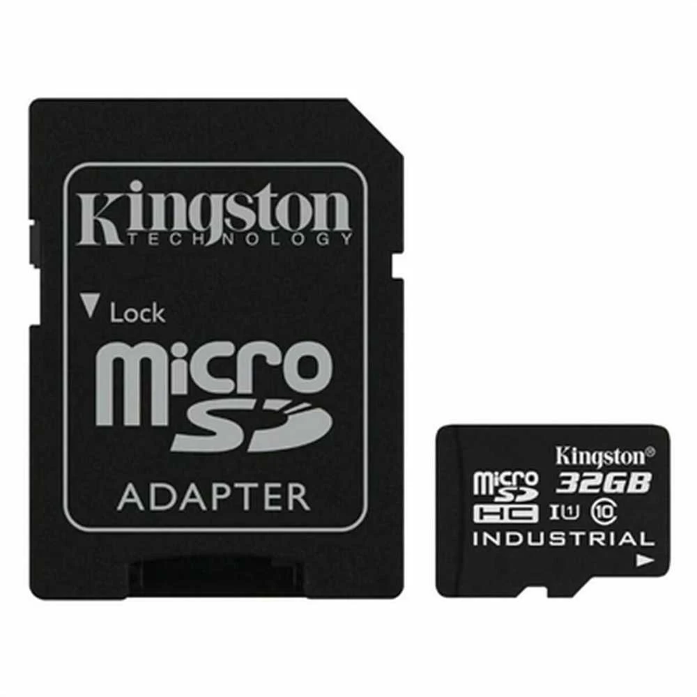 Atminties kortelė „Kingston Technology“ 32 GB „Micro SDHC Industrial C10 A1 pSLC“ kortelė, vienguba pakuotė be adapterio
