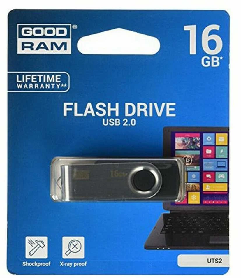 GOODRAM UTS2-1280K0R11 GOODRAM atmintis USB UTS2 128GB USB 2.0 Juodas