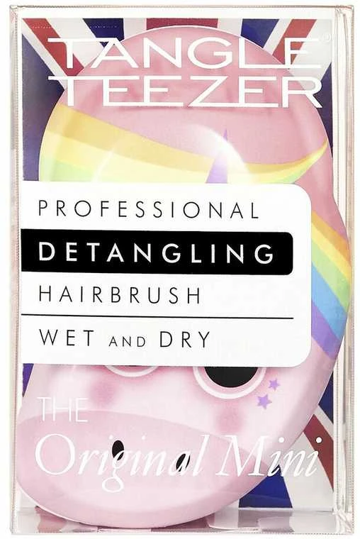 Vaikiškas šepetys plaukams Tangle Teezer The Original Mini Rainbow Unicorn
