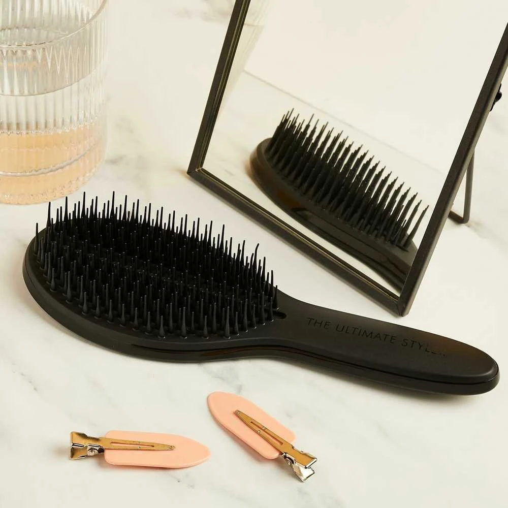 Plaukų šepetys Tangle Teezer Wet Detangler The Ultimate Styler Jet Juodas, juodos spalvos