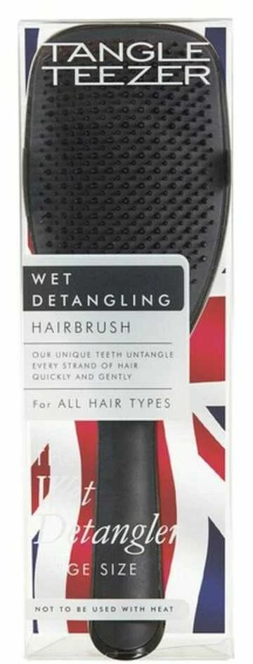 Plaukų šepetys Tangle Teezer Large Wet Detangler Juodas, juodas