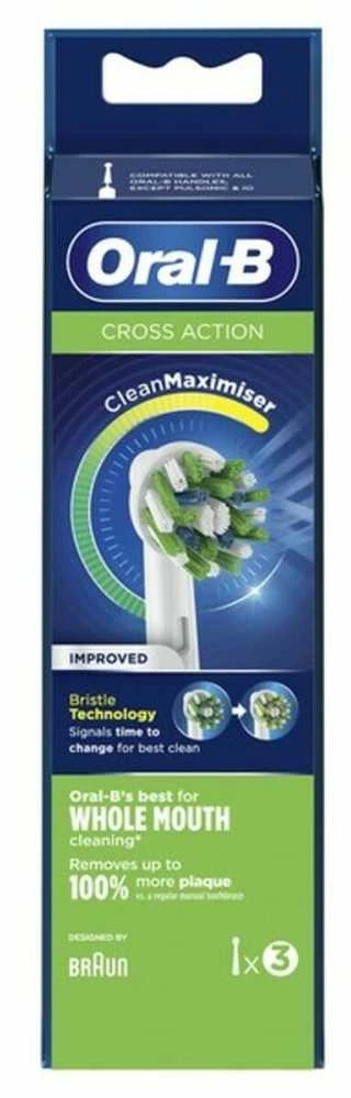 Oral-B CrossAction EB-50-3 dantų šepetėlio antgalis, 3 vnt.