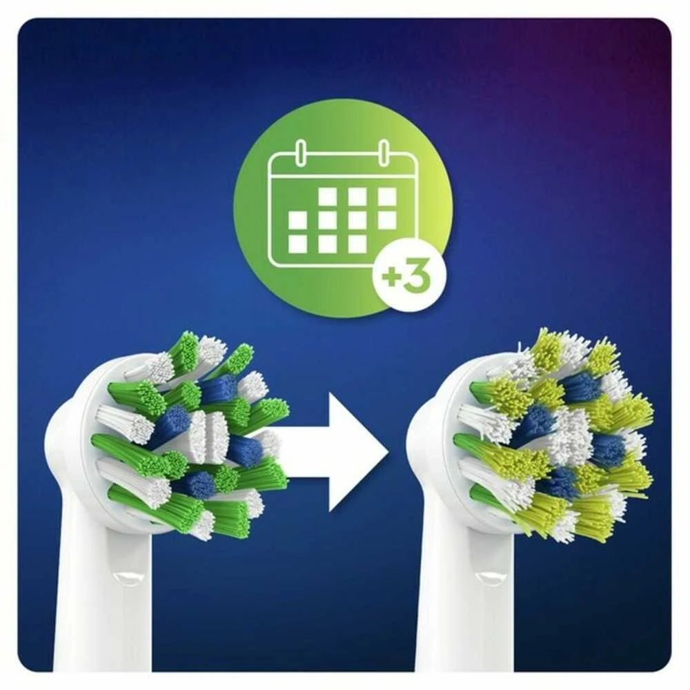 Oral-B CrossAction EB-50-3 dantų šepetėlio antgalis, 3 vnt.