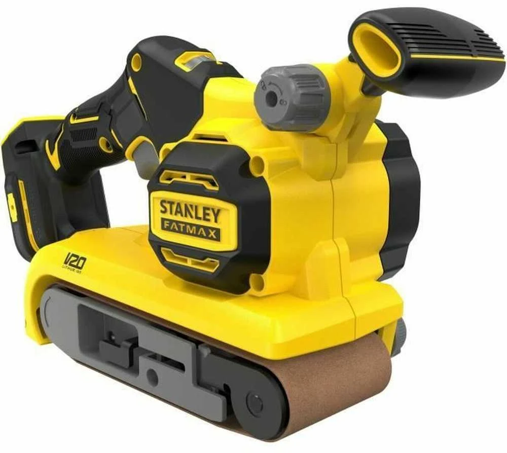 Juostinis šlifuoklis Stanley SFMCW223B-XJ; 18 V (be akumuliatoriaus ir pakrovėjo)