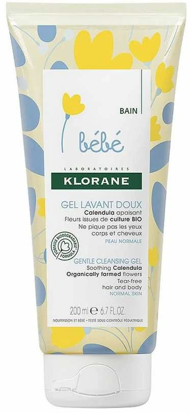 "Klorane Baby" švelnus valomasis gelis 200ml