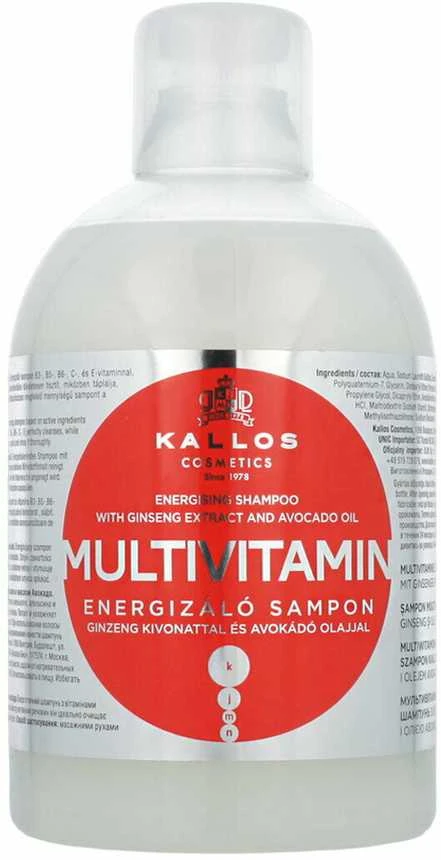 Šampūnas stiprinantis sausus plaukus Kallos MULTIVITAMIN Šampūnas 1000 ml