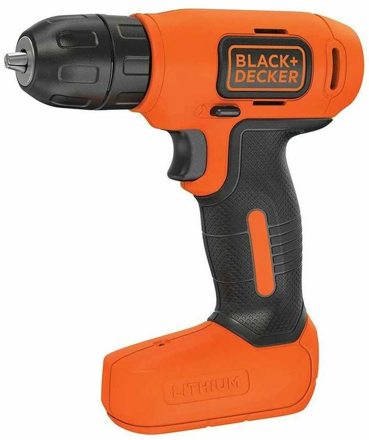 Black & Decker Juodas & Decker wiertarko-wkrętarka akumuliatorinė 7,2V, Juodas & Decker [BDCD8-QW] 1,5Ah, Li-Ion