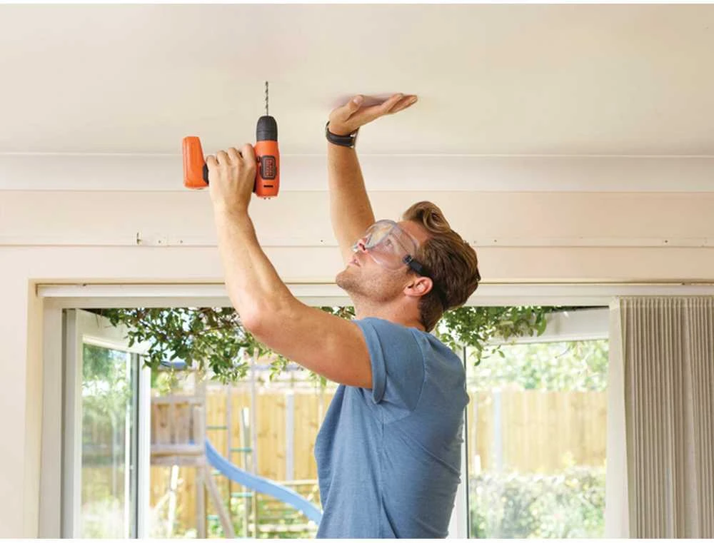 Black & Decker Juodas & Decker wiertarko-wkrętarka akumuliatorinė 7,2V, Juodas & Decker [BDCD8-QW] 1,5Ah, Li-Ion