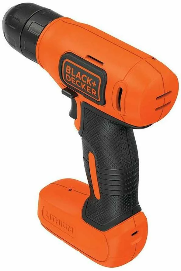 Black & Decker Juodas & Decker wiertarko-wkrętarka akumuliatorinė 7,2V, Juodas & Decker [BDCD8-QW] 1,5Ah, Li-Ion