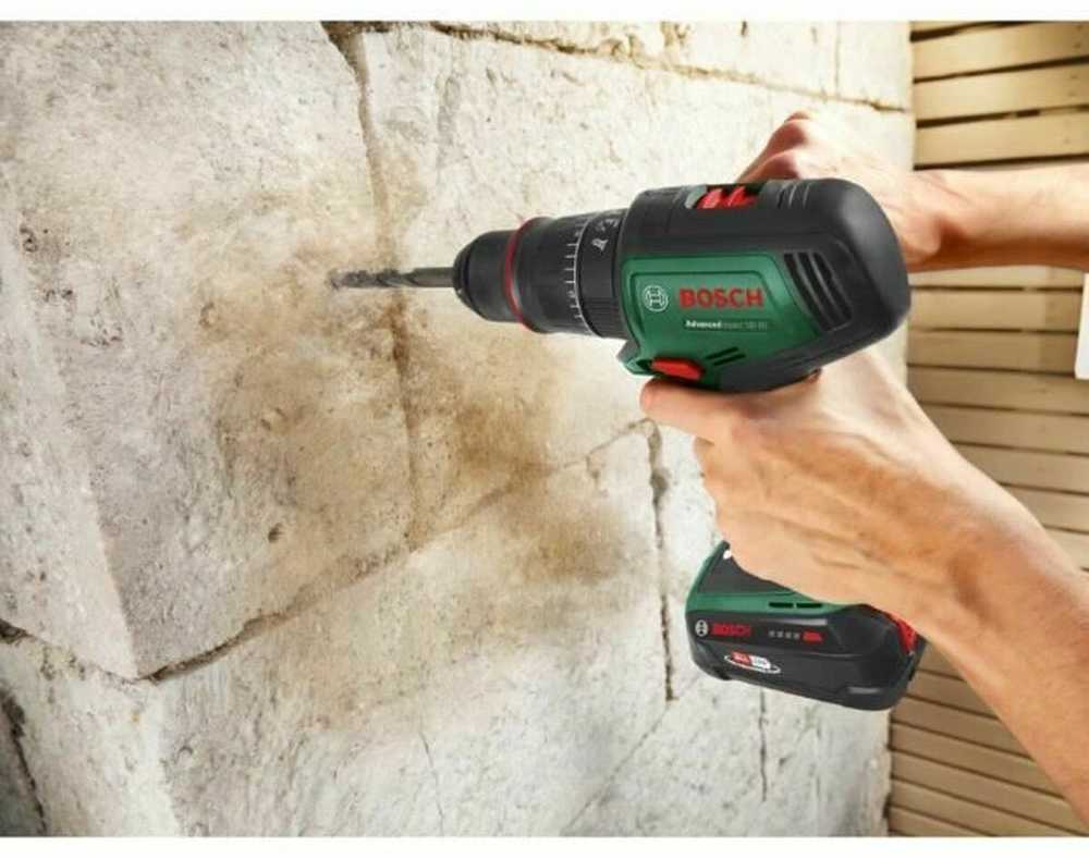 Suktuvas - gręžtuvas Bosch AdvancedImpact 18V-80 QuickSnap 2 x akumulator 2.5 Ah (06039E2102)