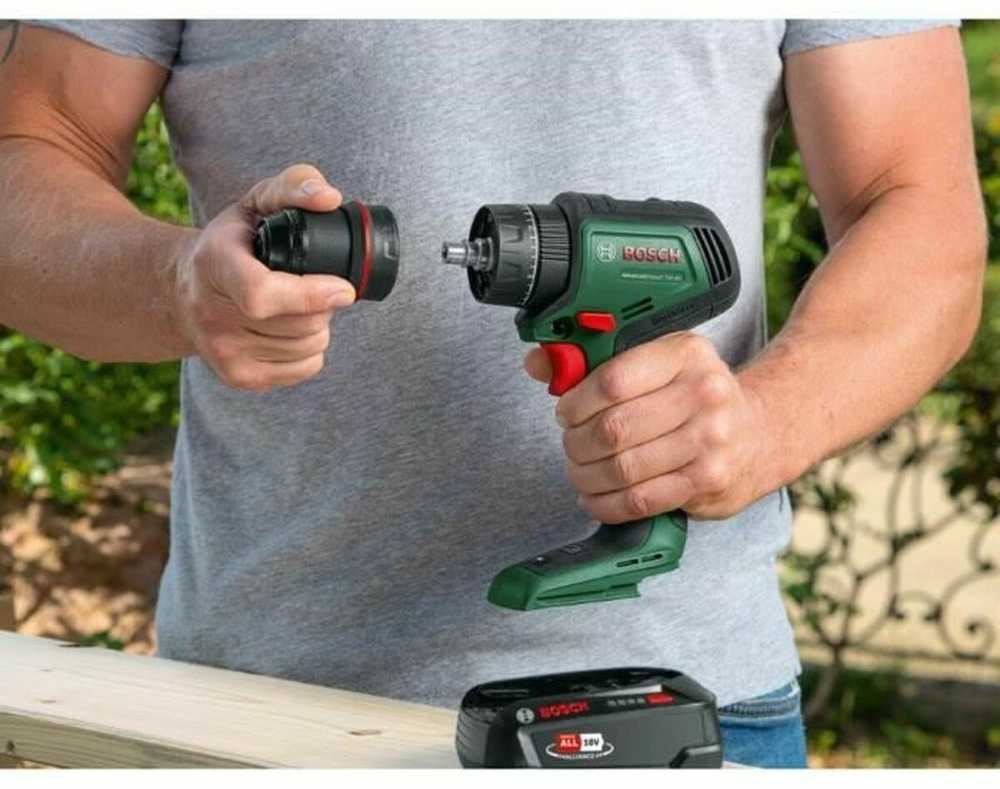 Suktuvas - gręžtuvas Bosch AdvancedImpact 18V-80 QuickSnap 2 x akumulator 2.5 Ah (06039E2102)