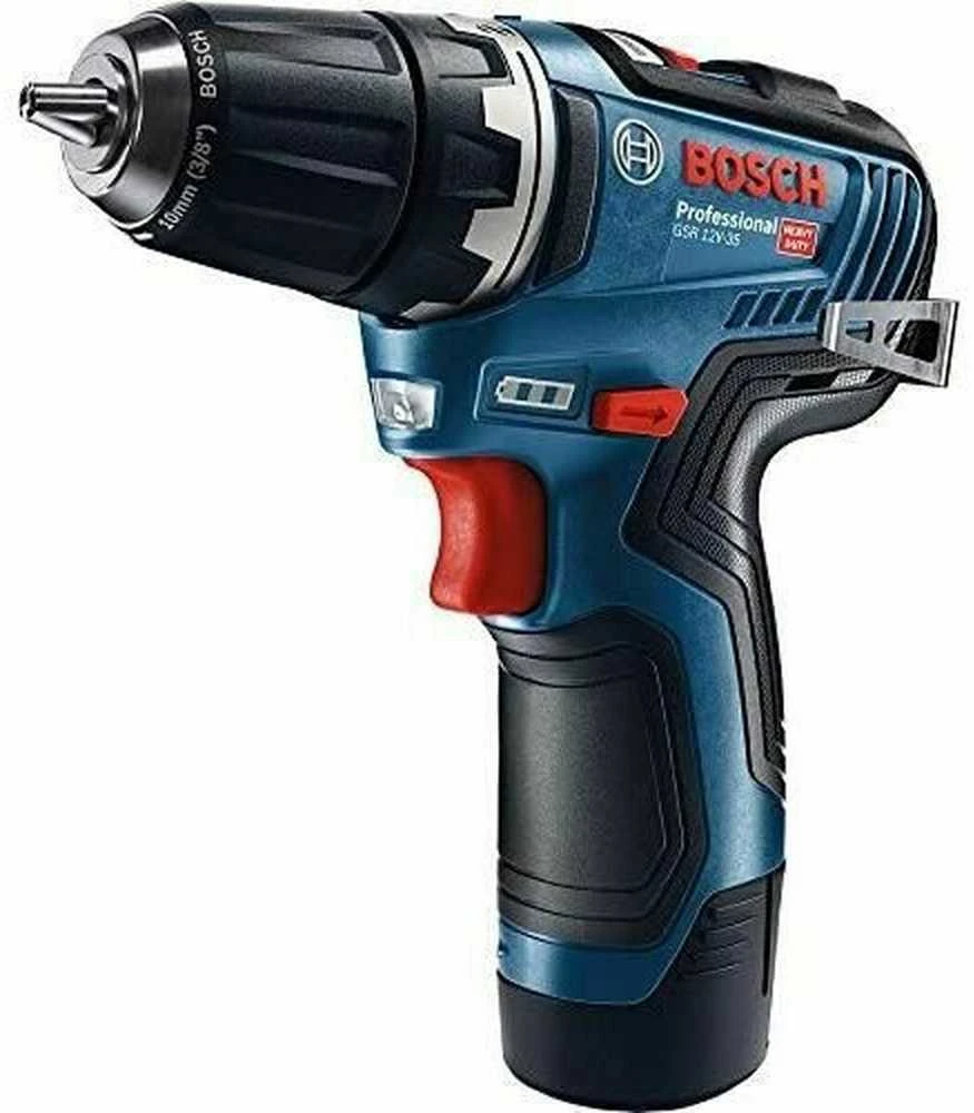 Bosch GSR 12V-35, LB be akumuliatoriaus ir kroviklio