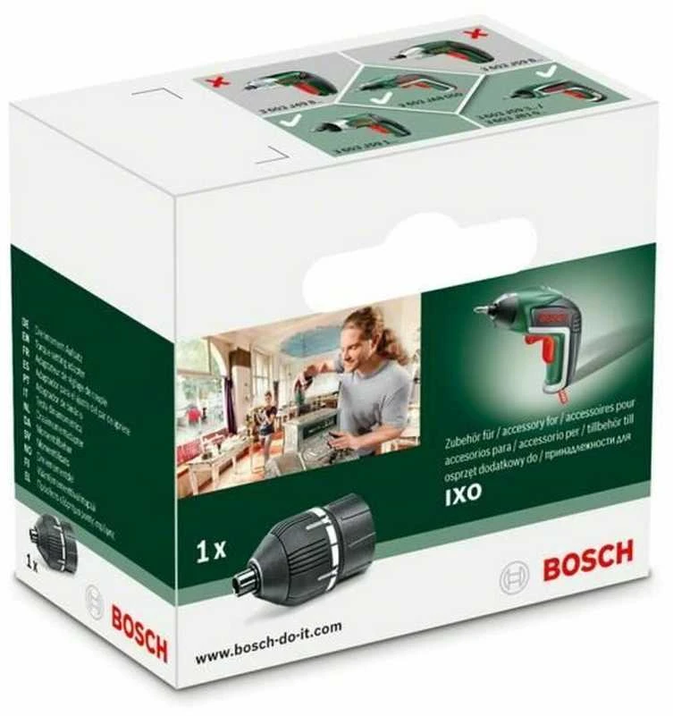 Bosch IXO adapteris griebtuvas keič.