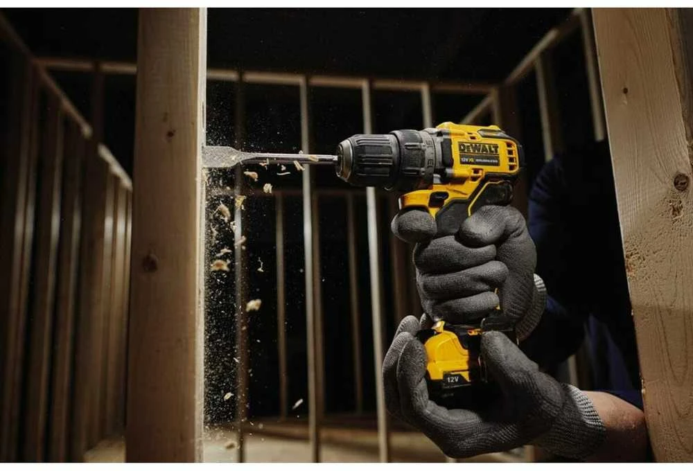 Akumuliatorinis suktuvas-gręžtuvas Dewalt DCD701D2-QW 12V 2x2.0Ah