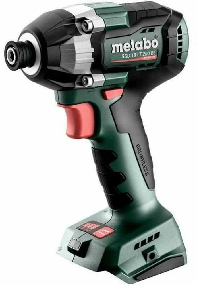 Grąžtas Smūginis suktuvas Metabo SSD 18 LT 200 BL; 18 V (be akumuliatoriaus ir pakrovėjo)
