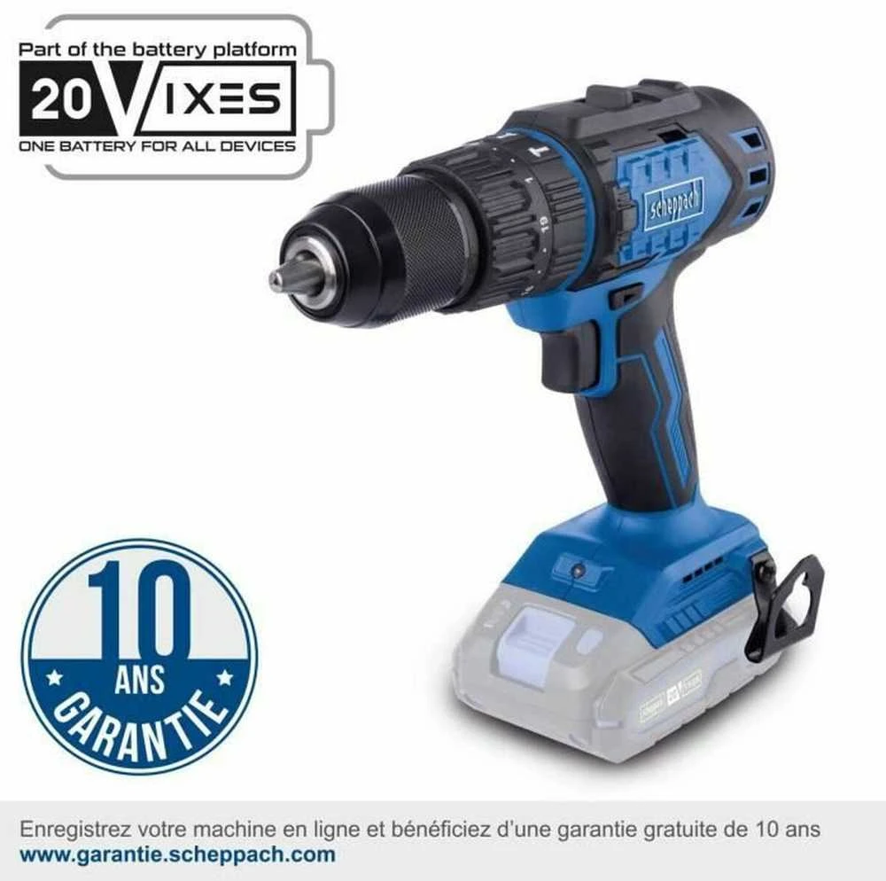 Scheppach BC-CD60-X akumuliatorinis suktuvas su 20V baterijos jungtimi
