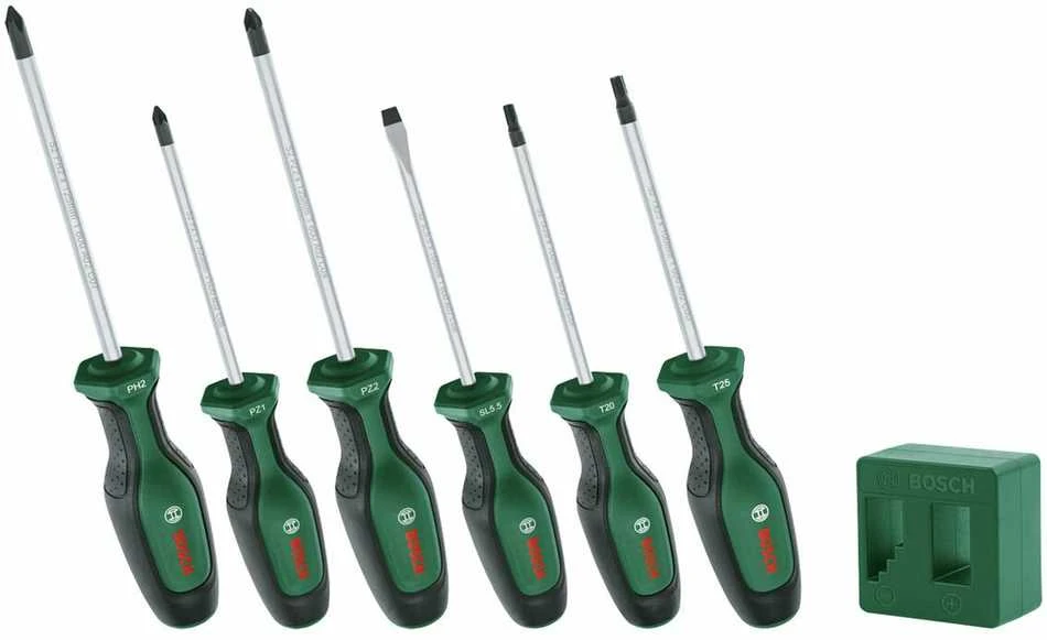 Bosch Atsuktuvų rinkinys 6 vnt., magnetinis