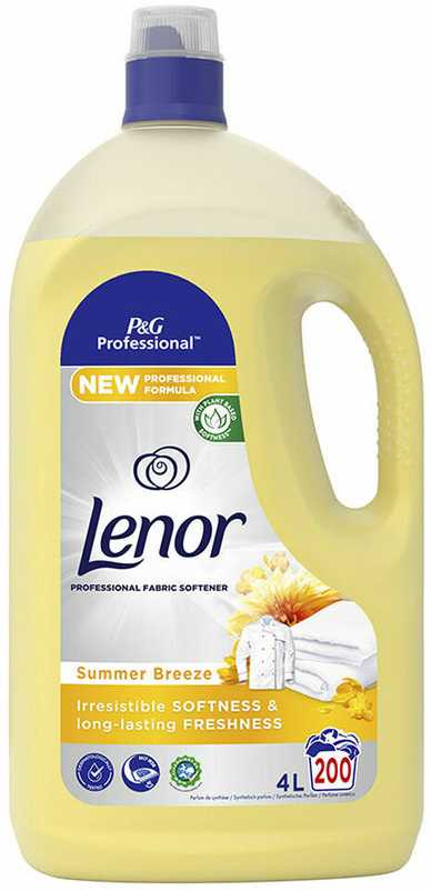 LENOR PROFESSIONAL SUMMER BREEZE liquid softener 200 doses