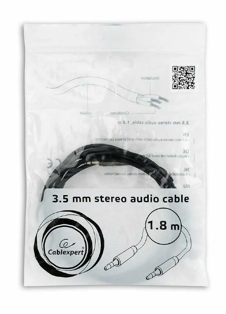 GEMBIRD CCAP-444-6 Gembird 3,5 mm stereo garso laidas, 1,8 m