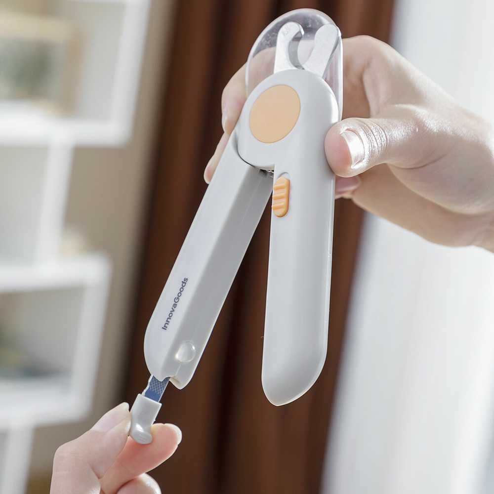 Augintinių nagų kirpimo žirklės su šviesos diodais Clipet InnovaGoods