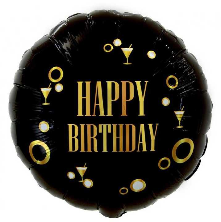 GoDan Balon foliowy 18" HappyBday B_GParty FG-OHBK 68501
