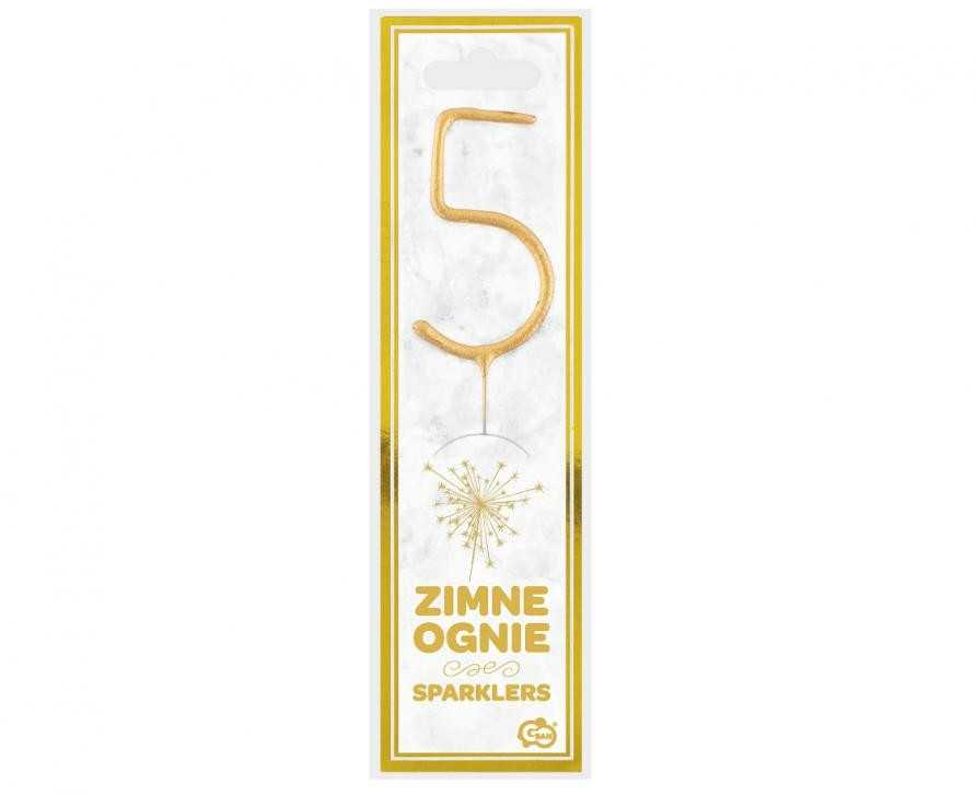 GoDan Auksinis numeris 5 šalta ugnis CS1921S-5